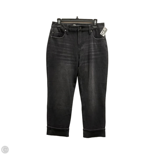 Jeans Wide Leg By Liverpool In Black, Size: 8