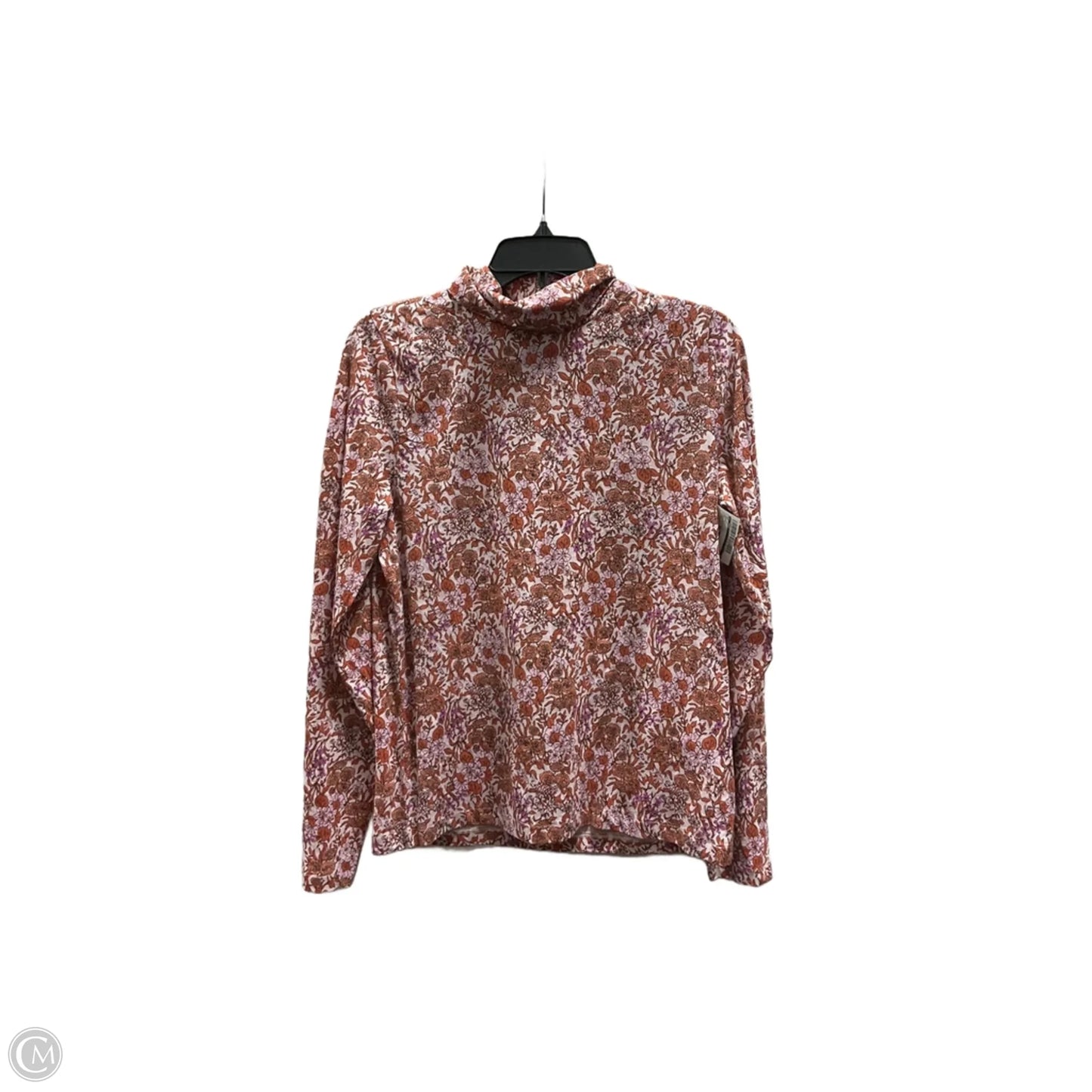 Top Long Sleeve By J. Crew In Orange, Size: L