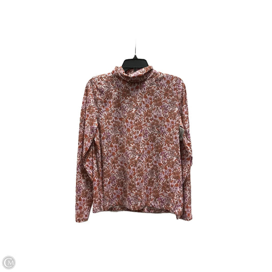 Top Long Sleeve By J. Crew In Orange, Size: L