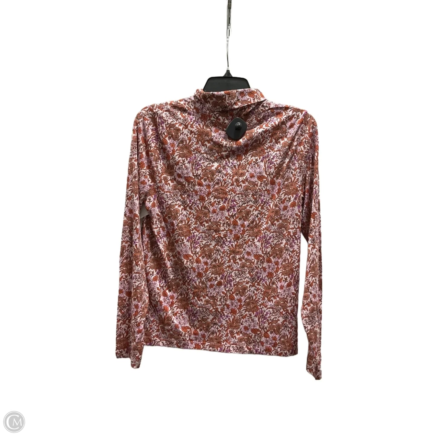 Top Long Sleeve By J. Crew In Orange, Size: L