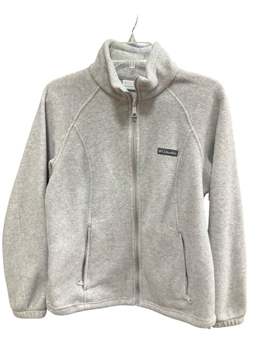 Jacket Fleece By Columbia In Grey, Size: M