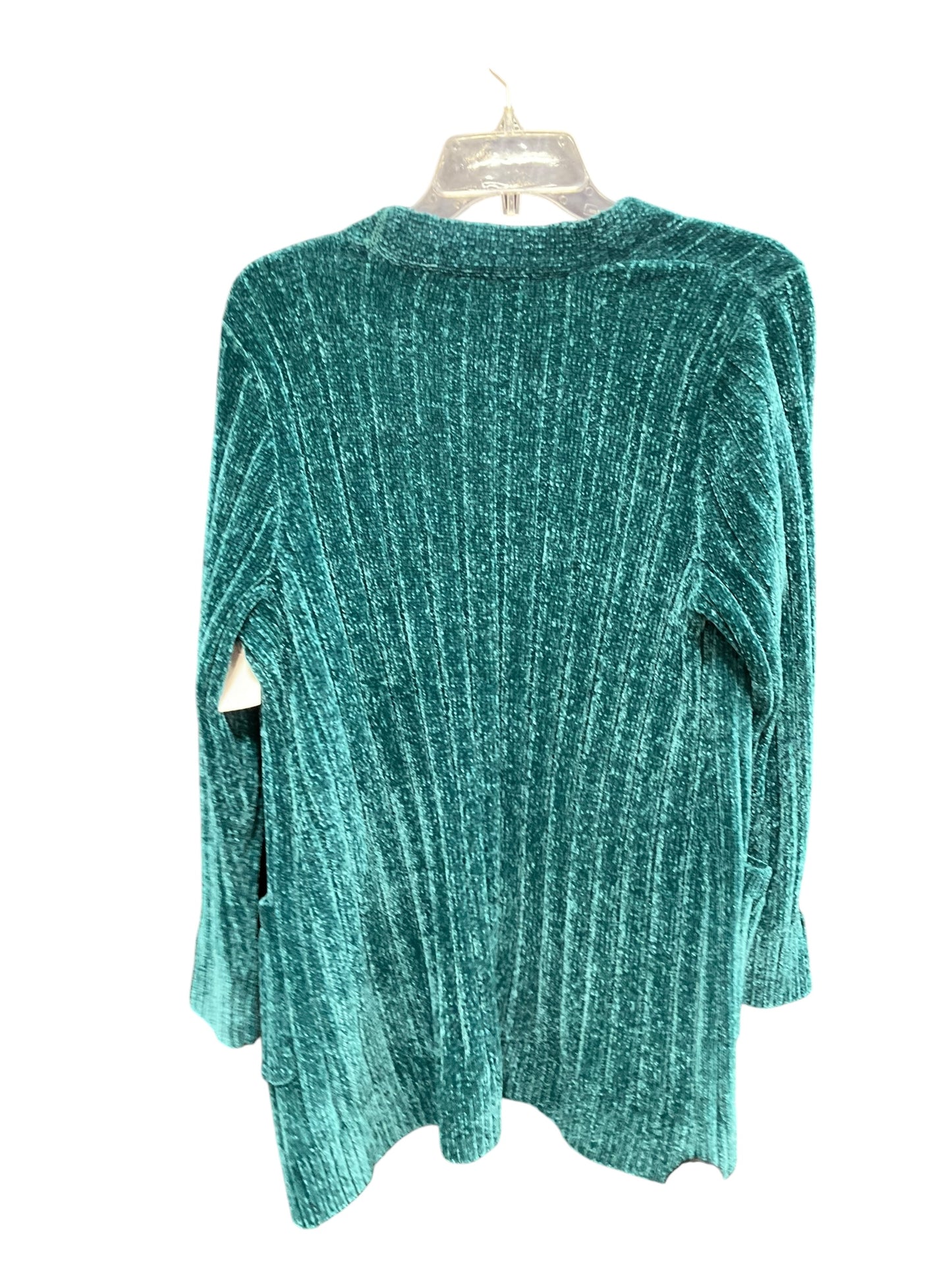 Sweater Cardigan By Christopher And Banks In Green, Size: S