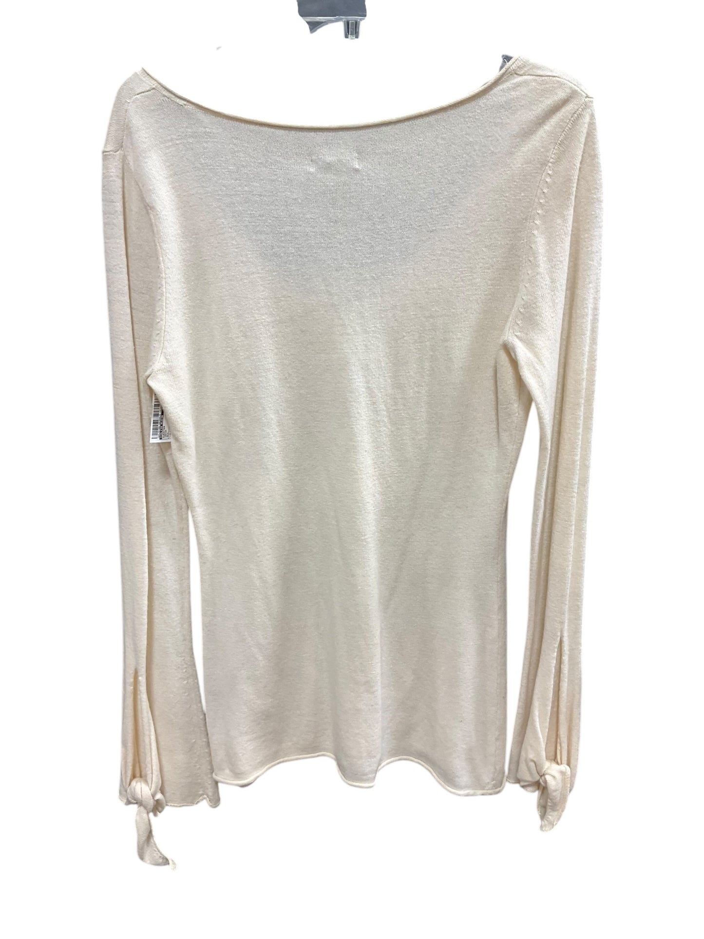 Sweater By Calvin Klein In Cream, Size: L