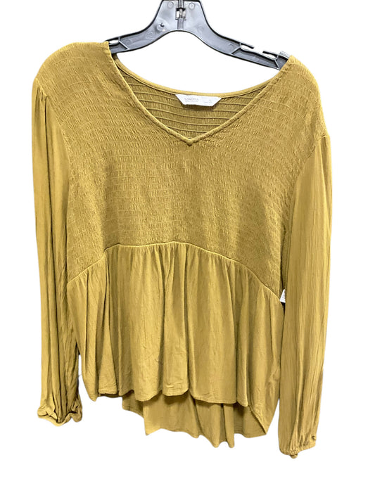 Top Long Sleeve By Sonoma In Green, Size: Xl