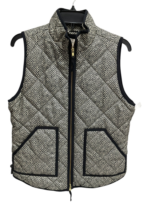 Vest Puffer & Quilted By J Crew In Black Cream, Size: S