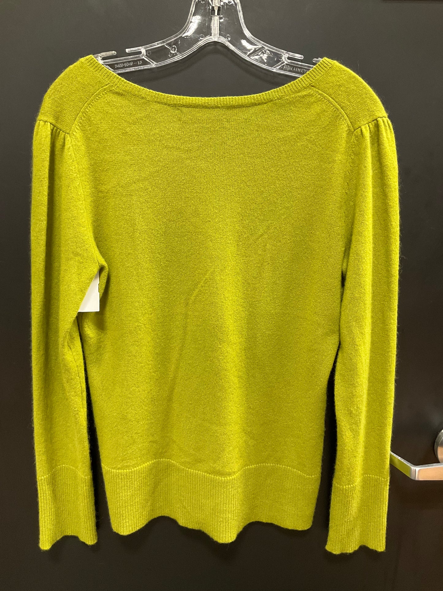 Sweater Cashmere By Victor In Chartreuse, Size: M