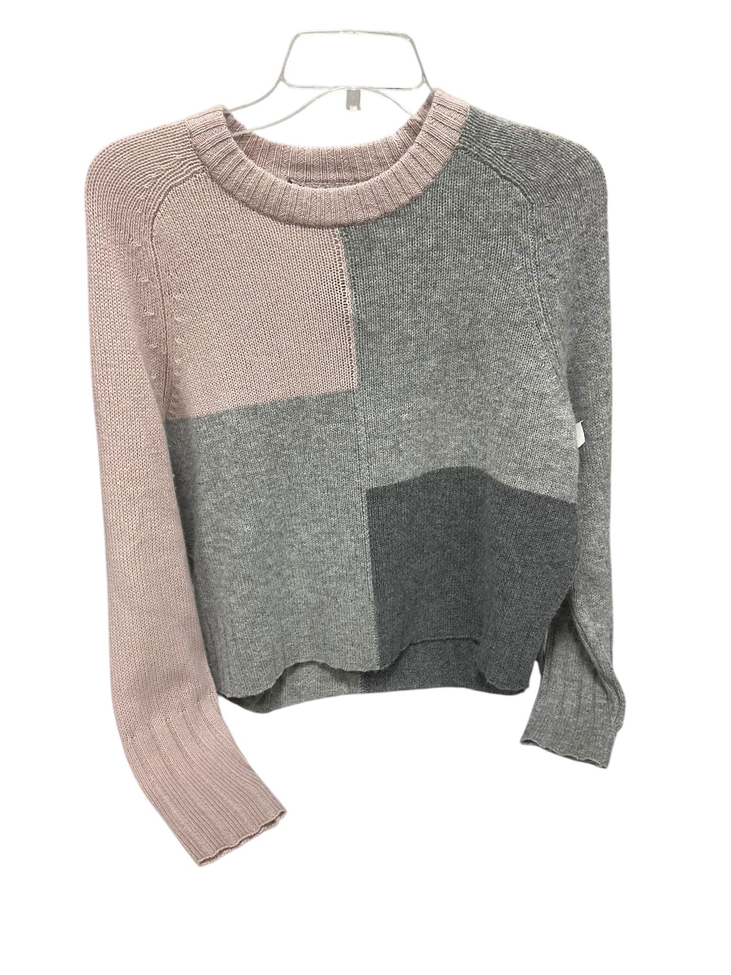 Sweater Cashmere By Clothes Mentor In Pinkgray, Size: Xs