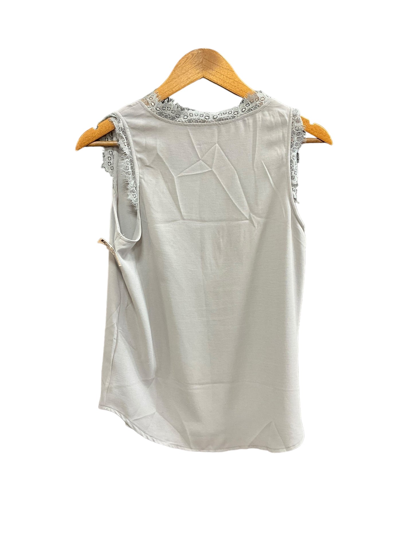 Grey Top Sleeveless Clothes Mentor, Size S