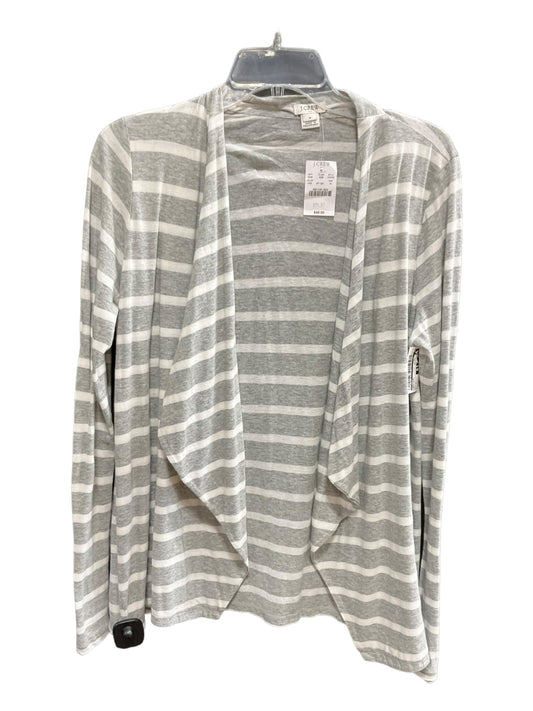 Grey White Cardigan J Crew, Size M