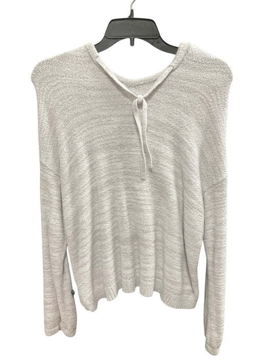 Sweater By Soma In Grey White, Size: M