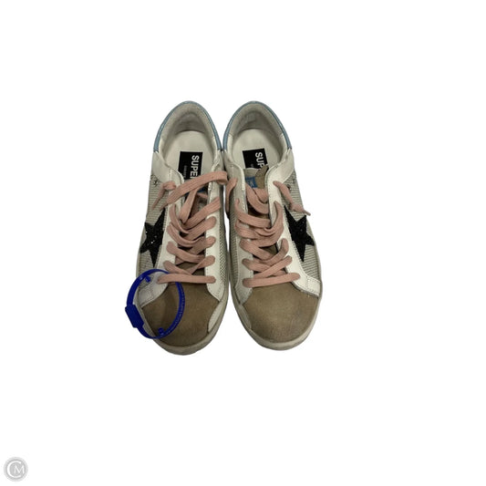 Shoes Luxury Designer By Golden Goose In Blue & Pink, Size: 9