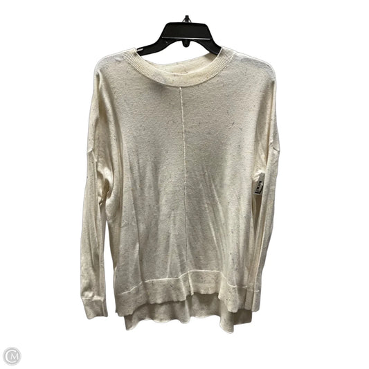 Top Long Sleeve By Loft In Cream, Size: M