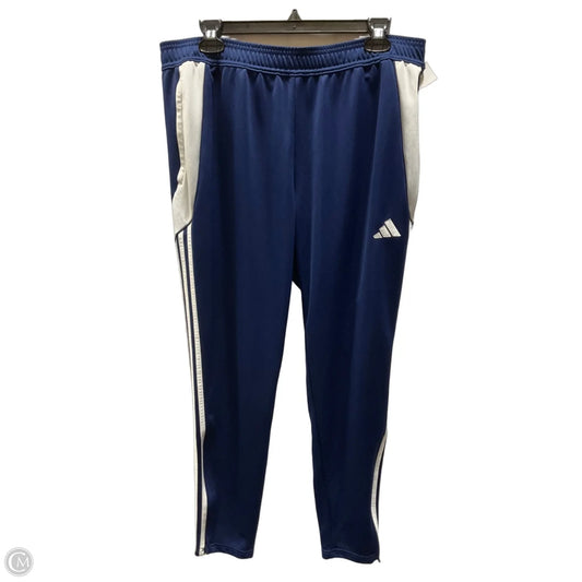 Athletic Pants By Adidas In Blue, Size: Xl