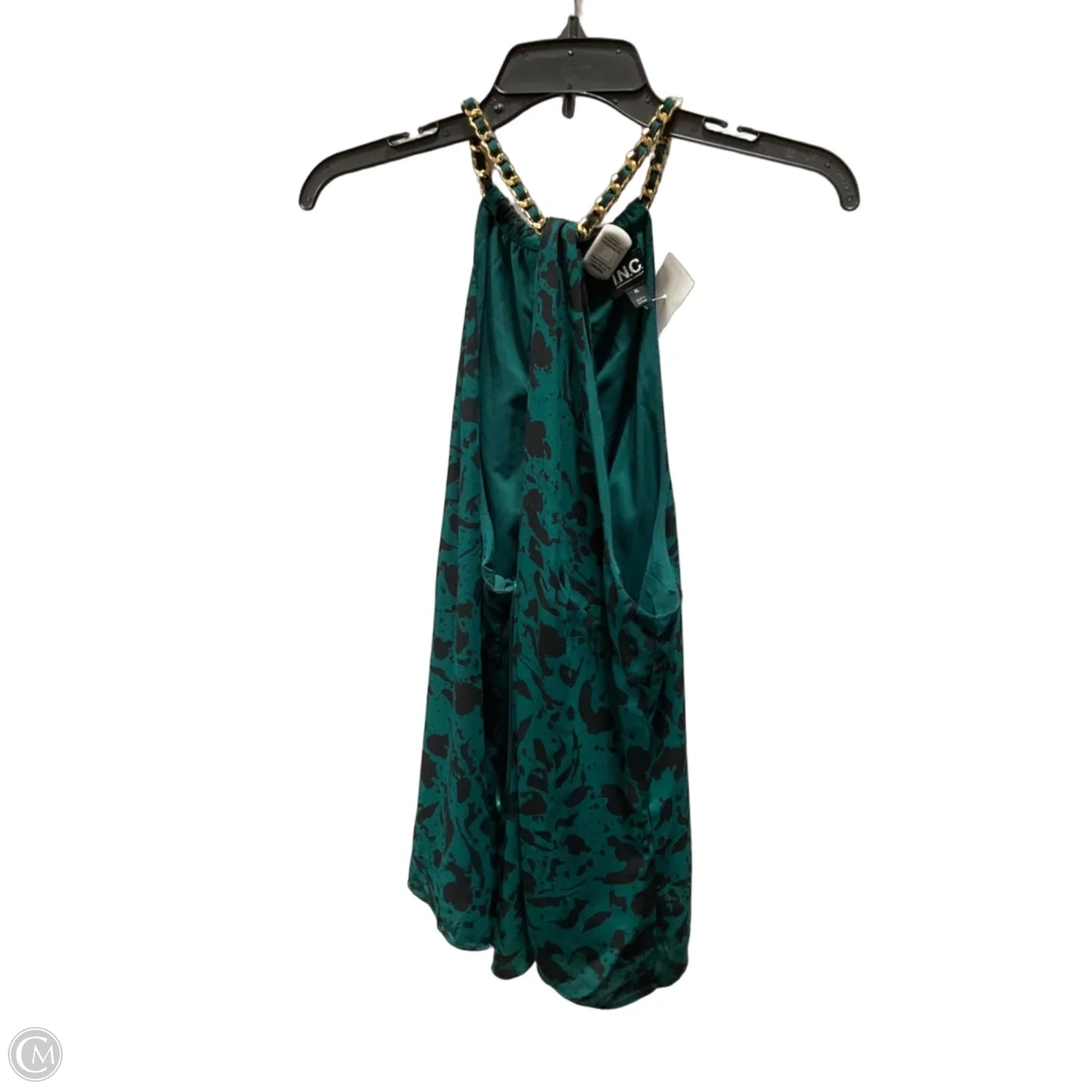 Top Sleeveless By Inc In Green, Size: Xl