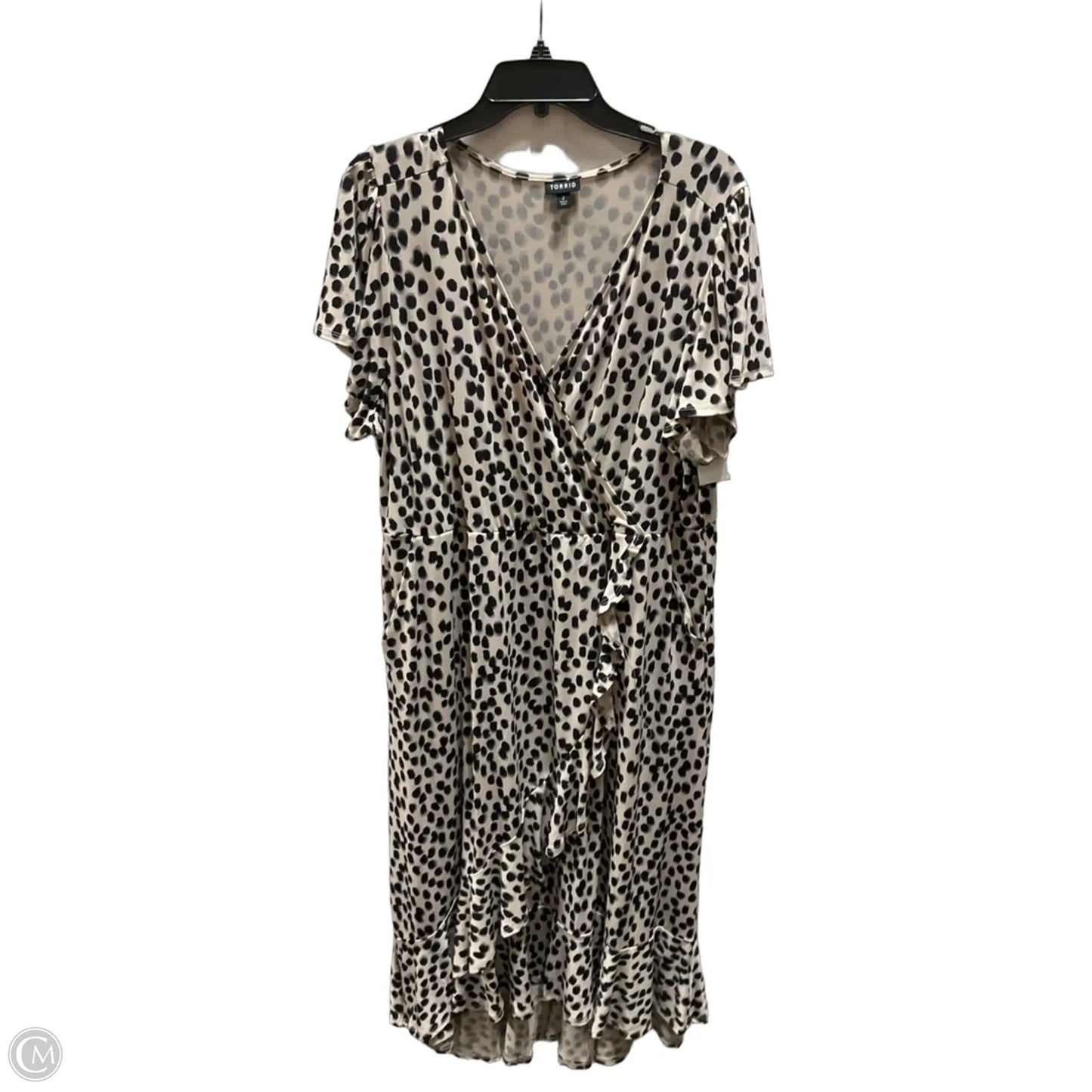 Dress Casual Midi By Torrid In Leopard Print, Size: 2x