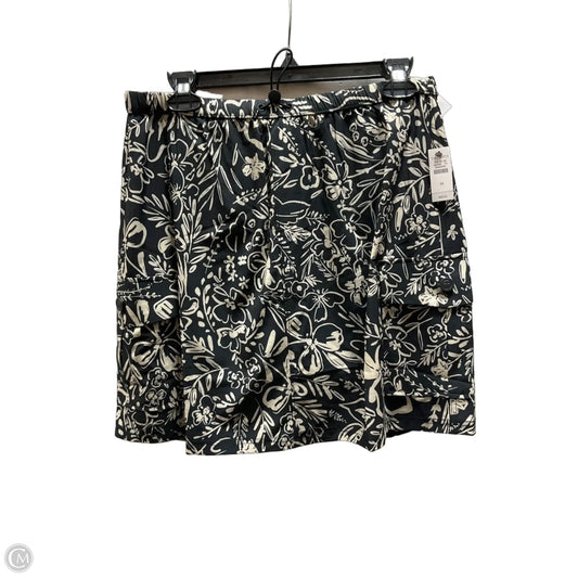 Athletic Skort By Talbots In Black & Cream, Size: M