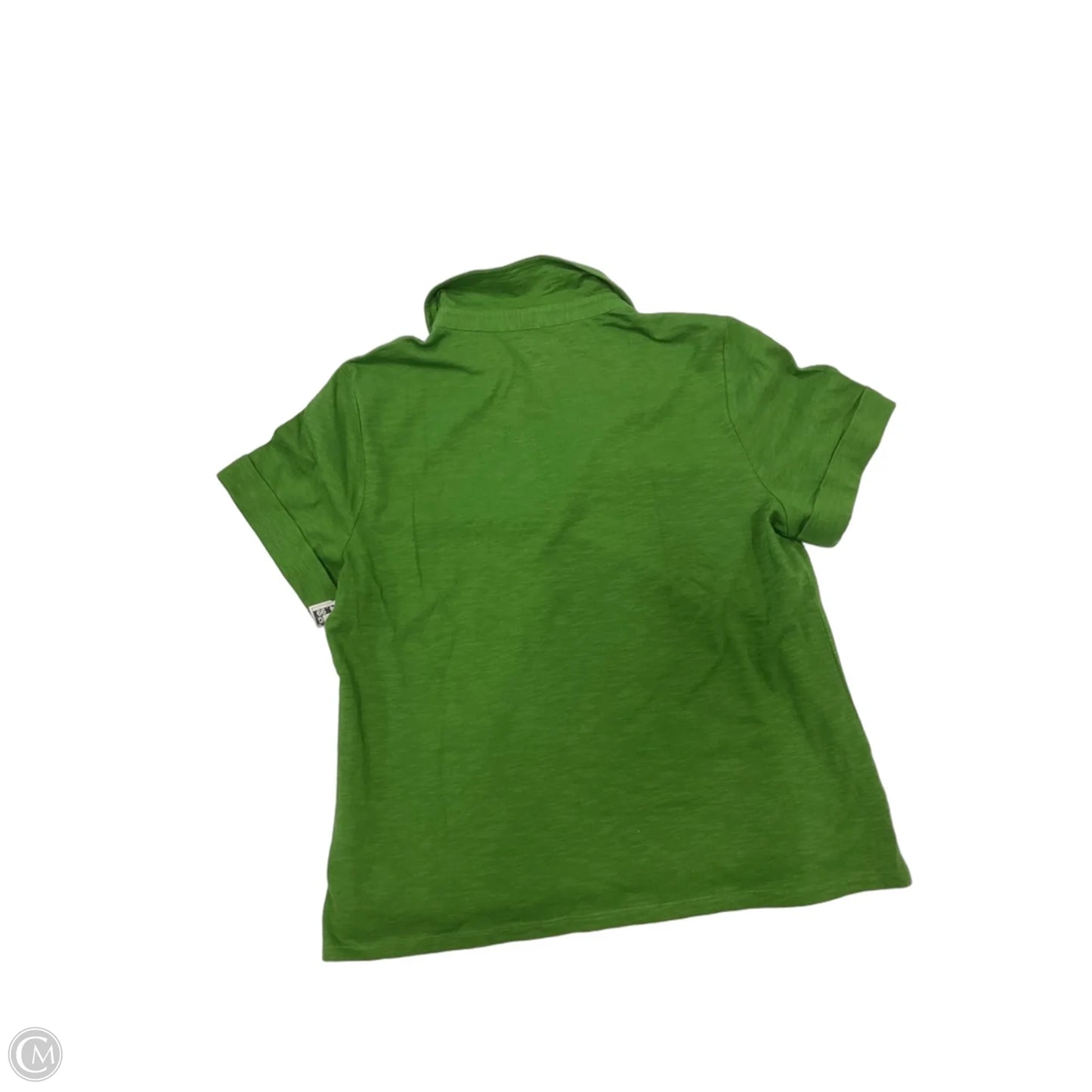 Top Short Sleeve By Talbots In Green, Size: Xl
