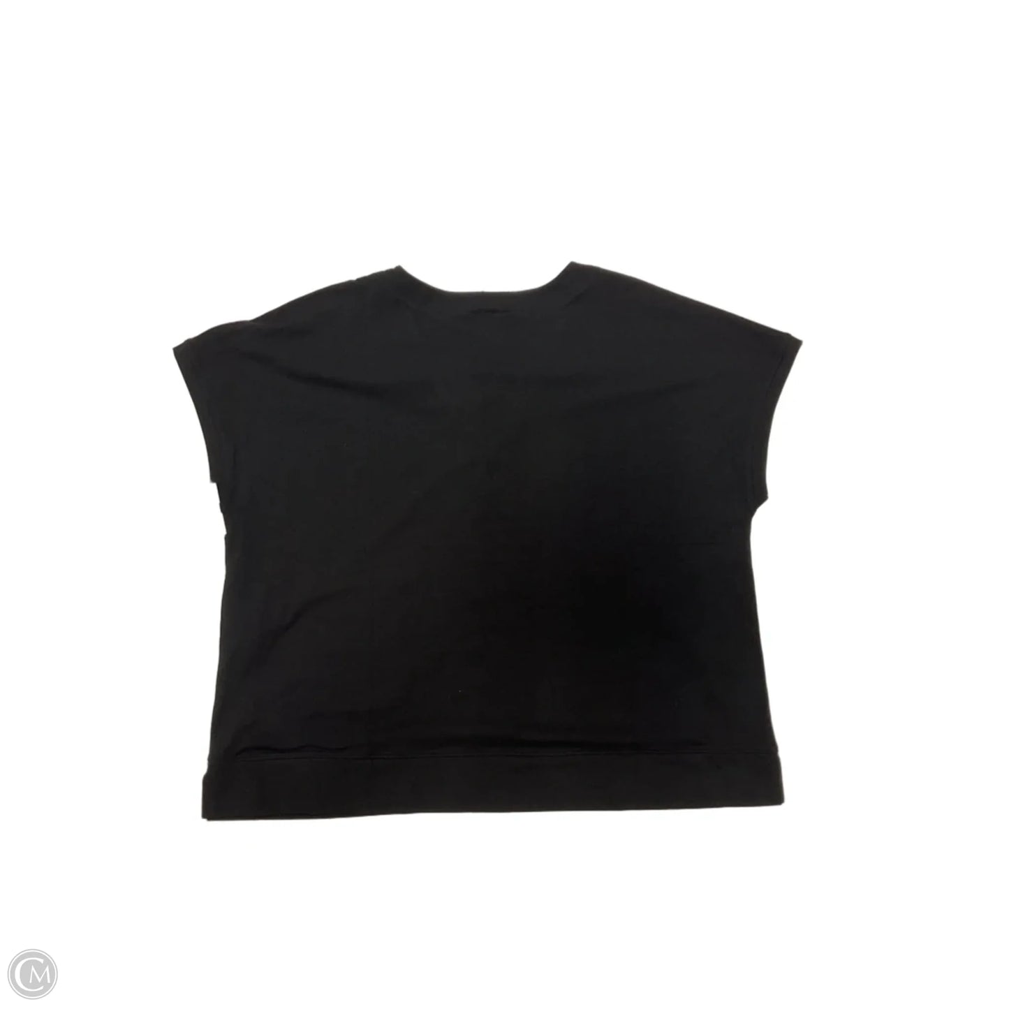 Top Short Sleeve By Chicos In Black, Size: Xl