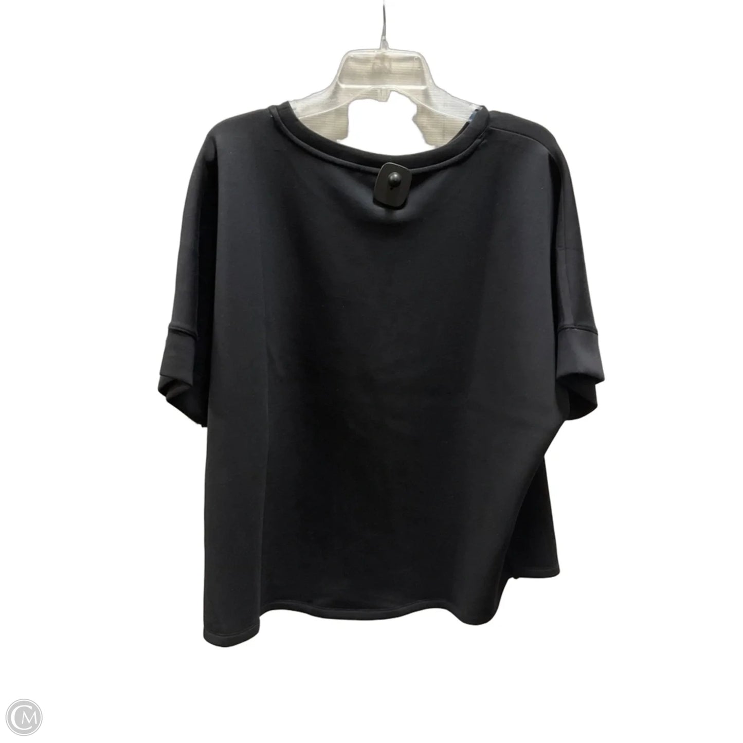Top Short Sleeve By Talbots In Black, Size: Xl