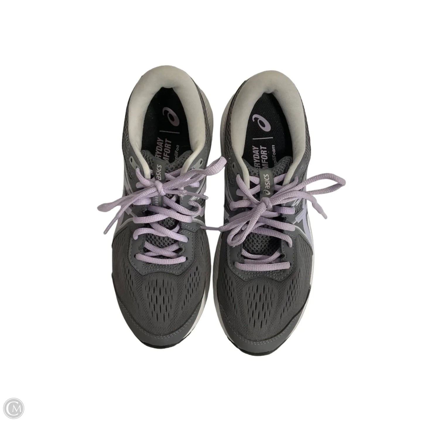 Shoes Athletic By Asics In Grey & Purple, Size: 8.5