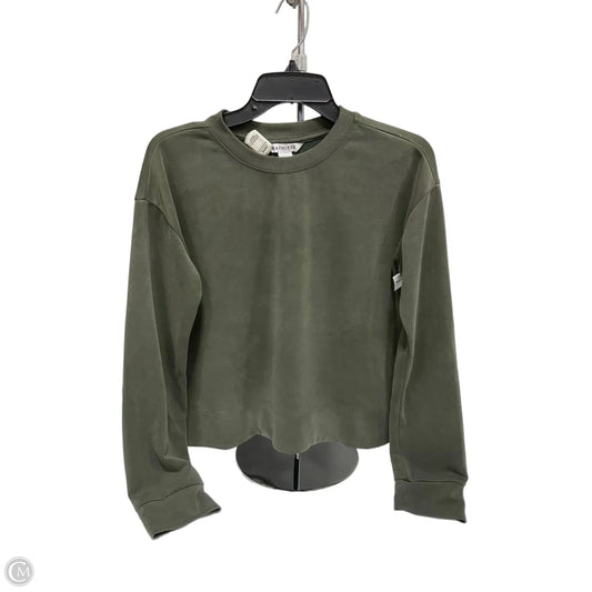 Athletic Top Long Sleeve Crewneck By Athleta In Green, Size: S