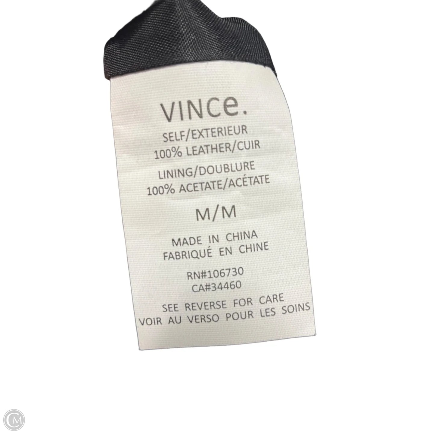 Vest Other By Vince In Black, Size: M