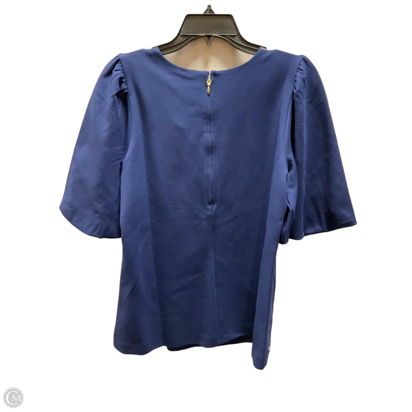 Top Short Sleeve By Lilly Pulitzer In Blue, Size: M