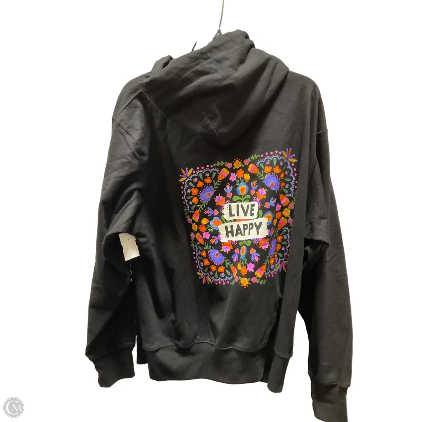 Sweatshirt Hoodie By Natural Life In Black, Size: M