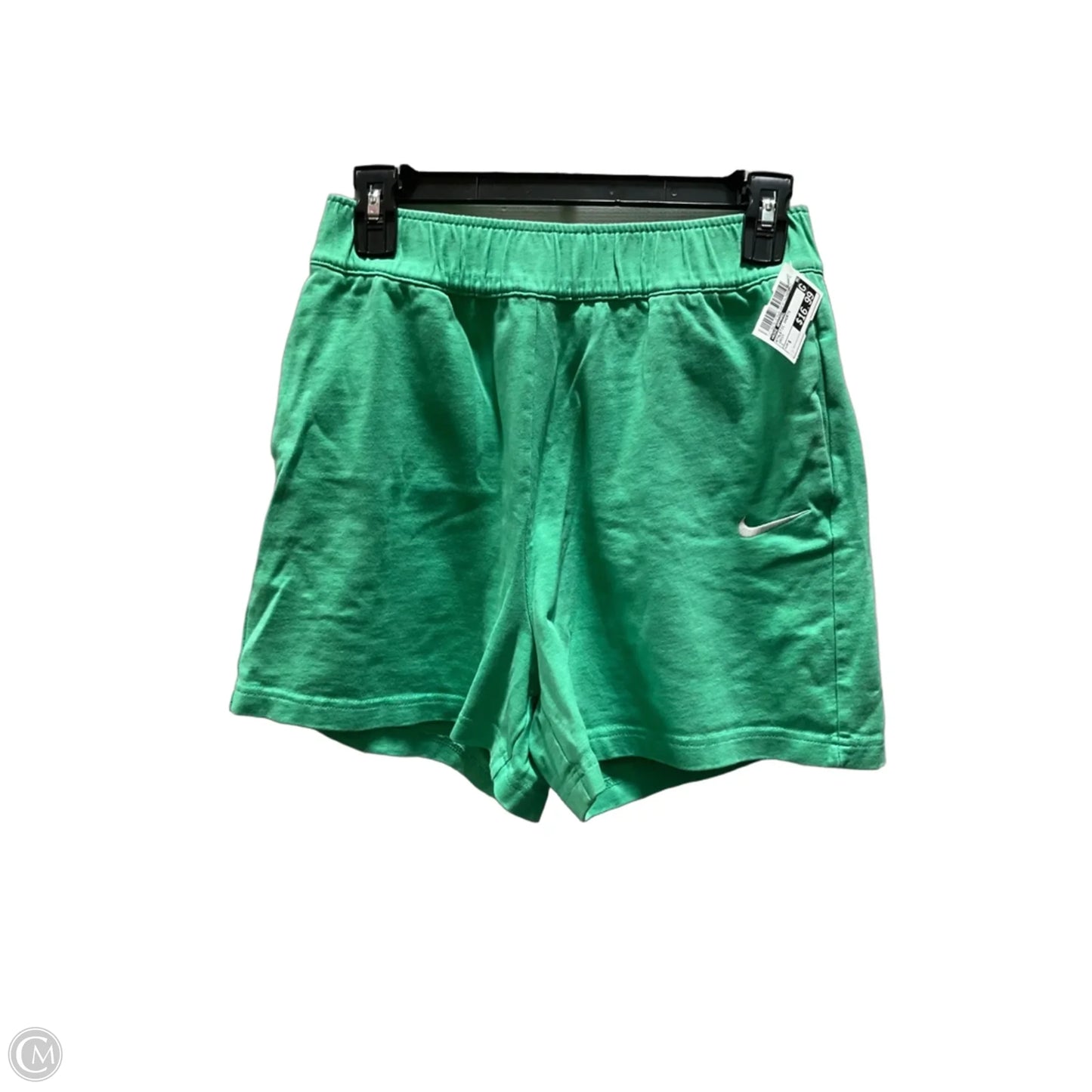 Athletic Shorts By Nike Apparel In Green, Size: S
