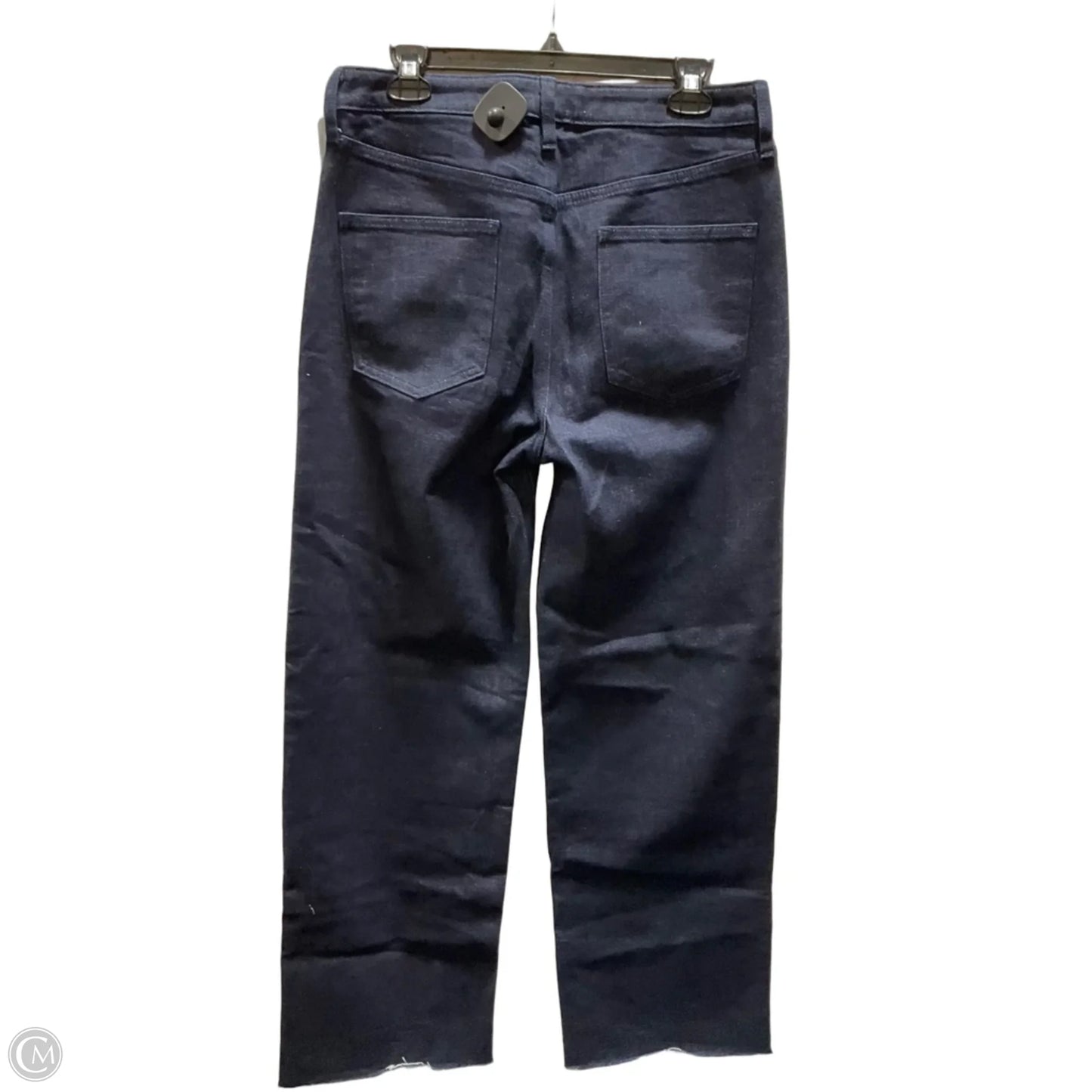 Jeans Straight By Banana Republic In Blue Denim, Size: 10l