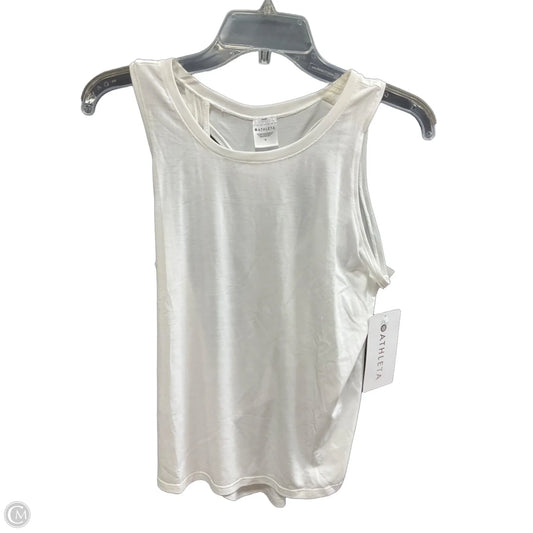 Athletic Tank Top By Athleta In White, Size: M