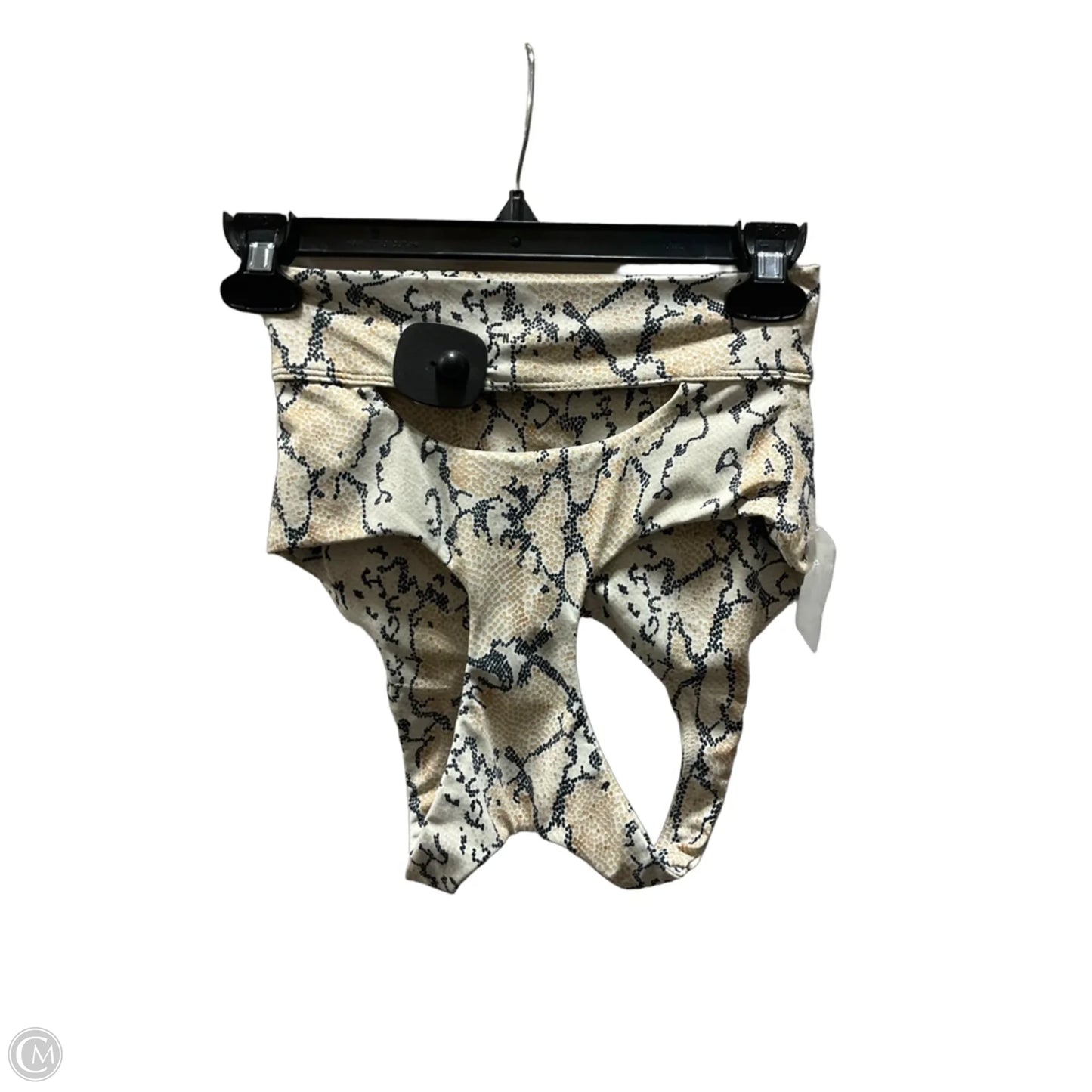 Athletic Bra By Cma In Snakeskin Print, Size: S