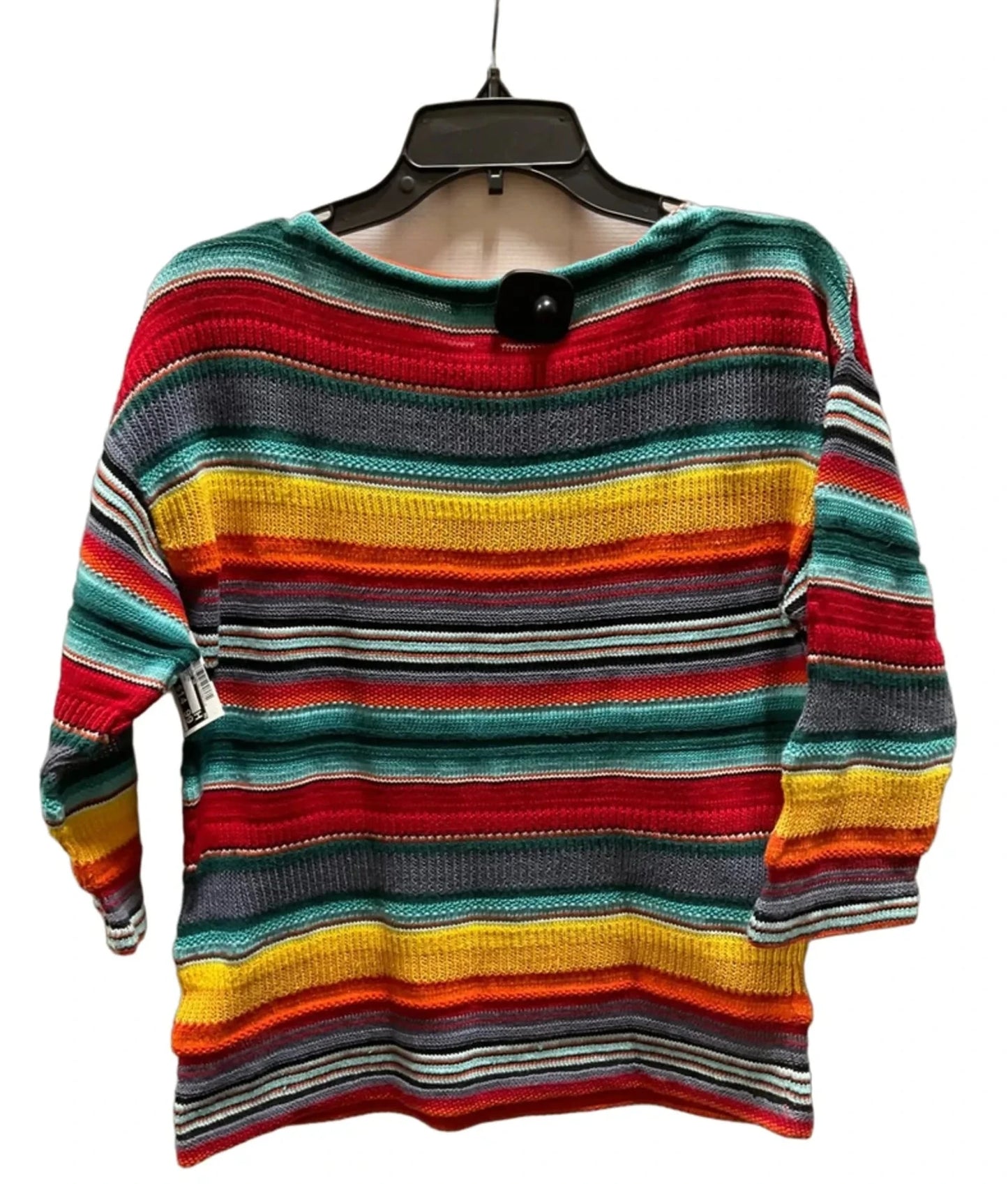 Top 3/4 Sleeve By Lauren Jeans Co In Striped Pattern, Size: M