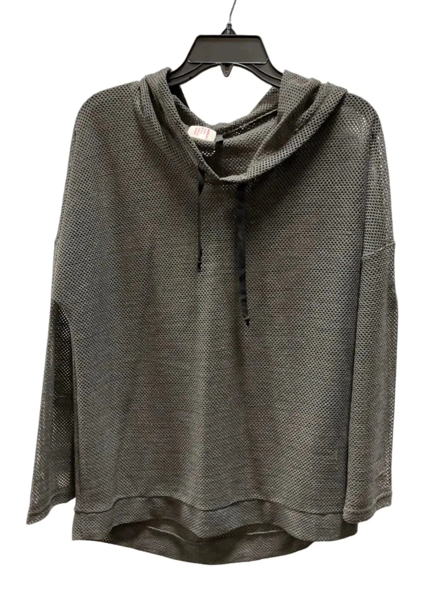 Athletic Top Long Sleeve Hoodie By Maurices In Grey, Size: M
