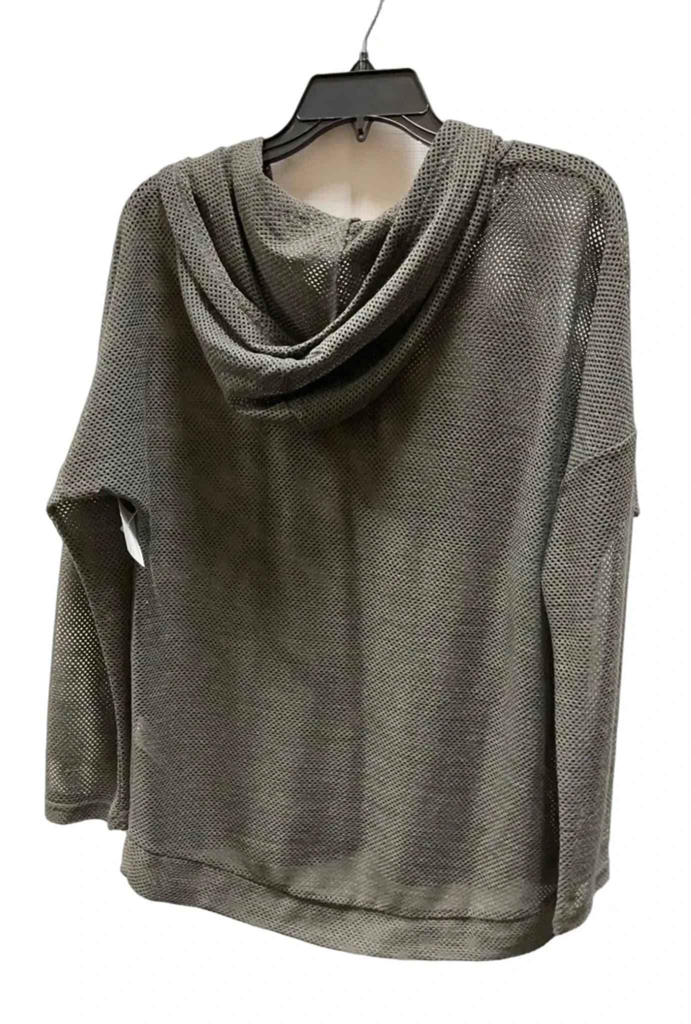 Athletic Top Long Sleeve Hoodie By Maurices In Grey, Size: M