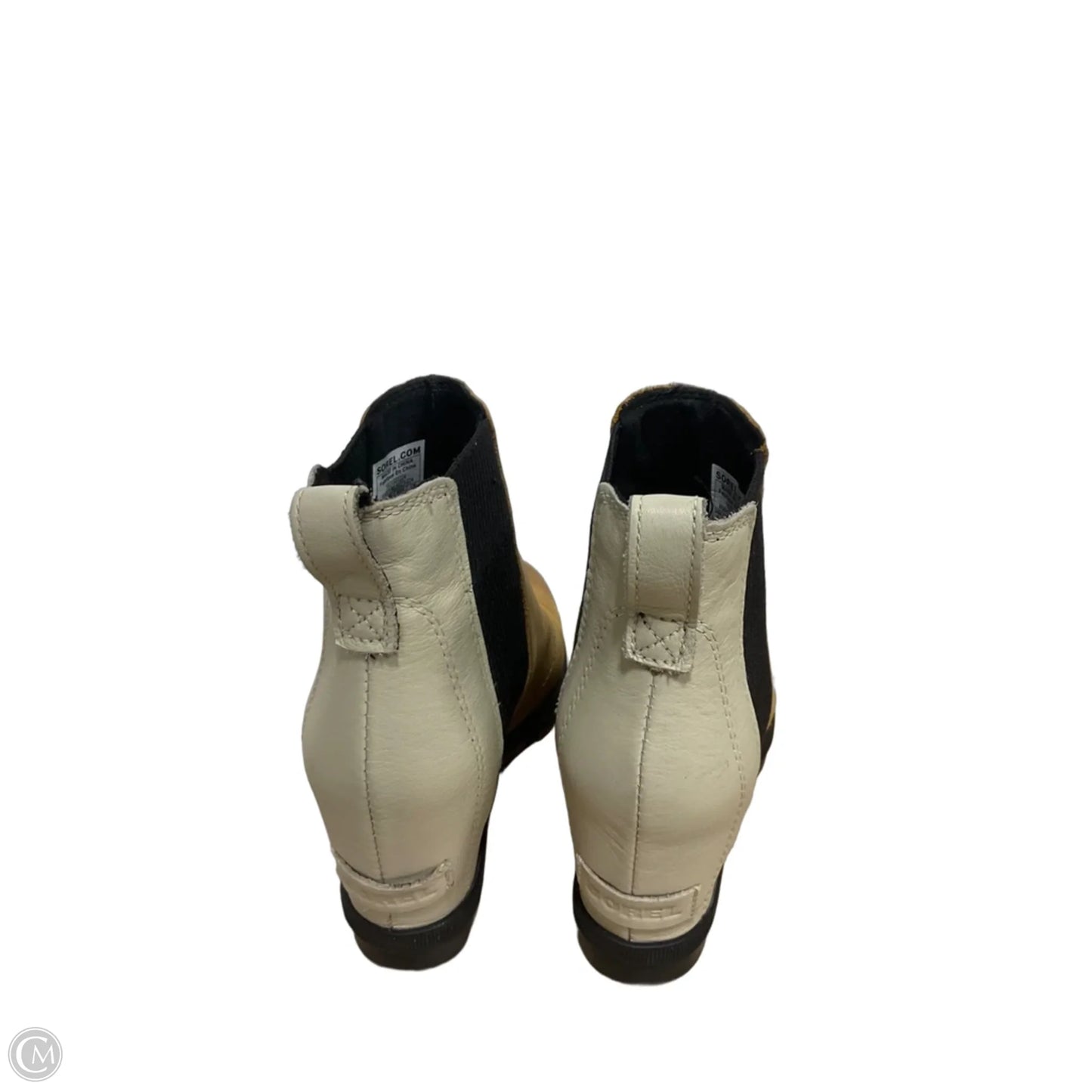 Boots Ankle Heels By Sorel In Tan, Size: 6