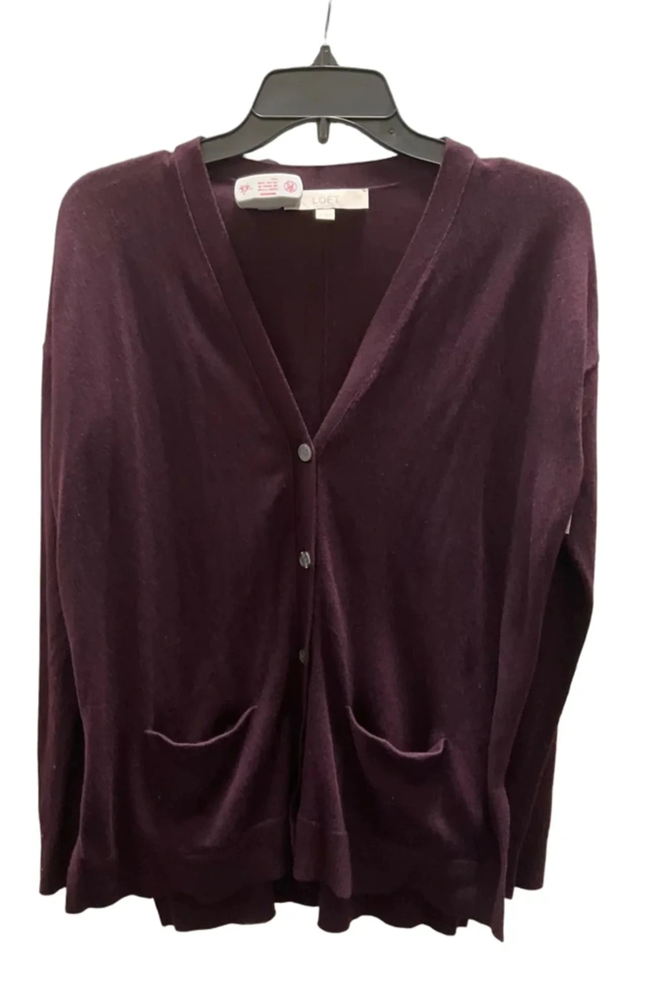 Cardigan By Loft In Purple, Size: S