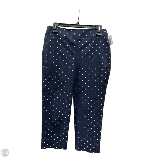 Capris By Charter Club In Polkadot Pattern, Size: 6