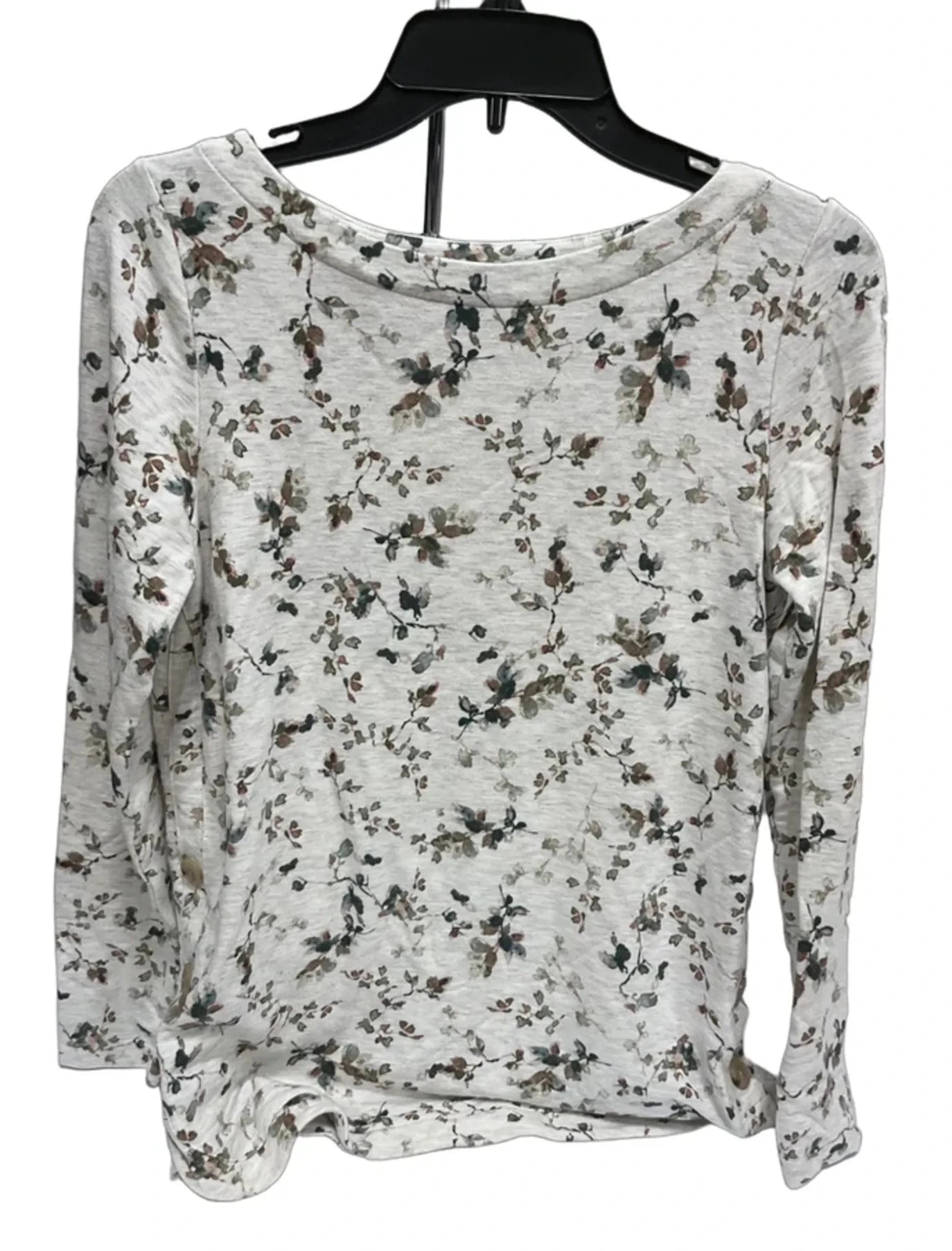 Top Long Sleeve By J. Jill In Floral Print, Size: Xs