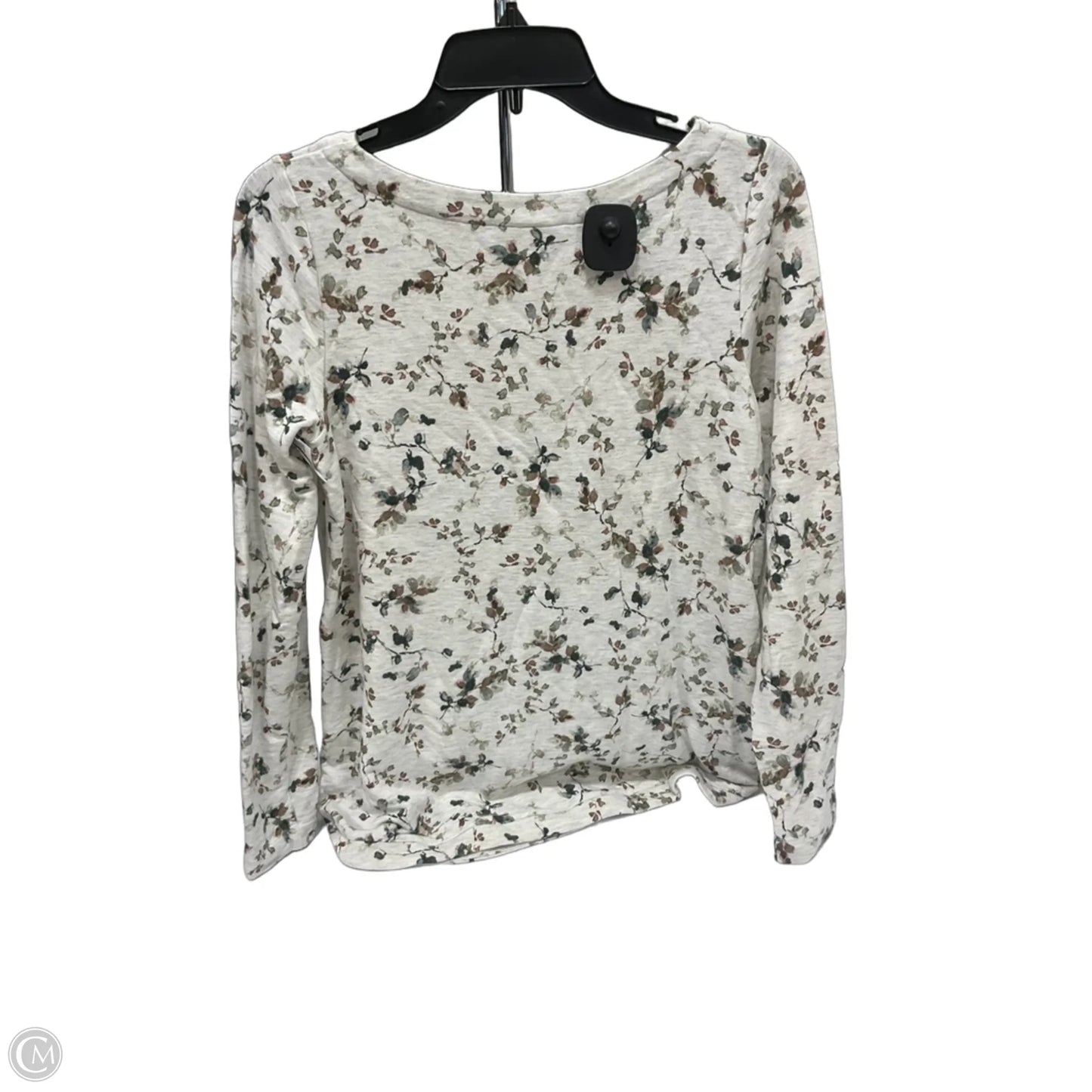 Top Long Sleeve By J. Jill In Floral Print, Size: Xs