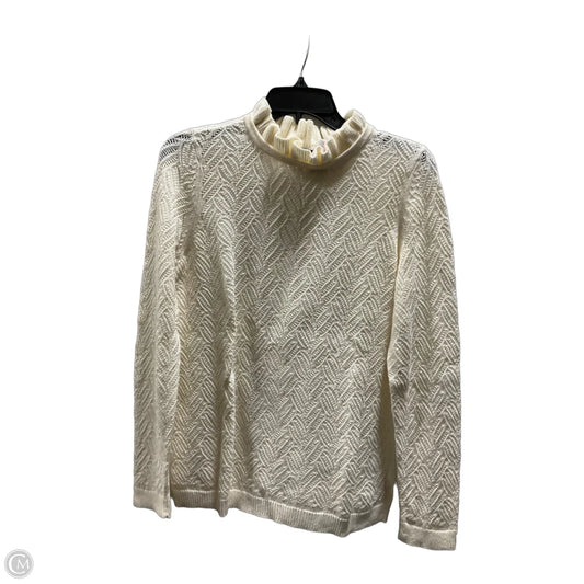 Sweater By Talbots In Cream, Size: M