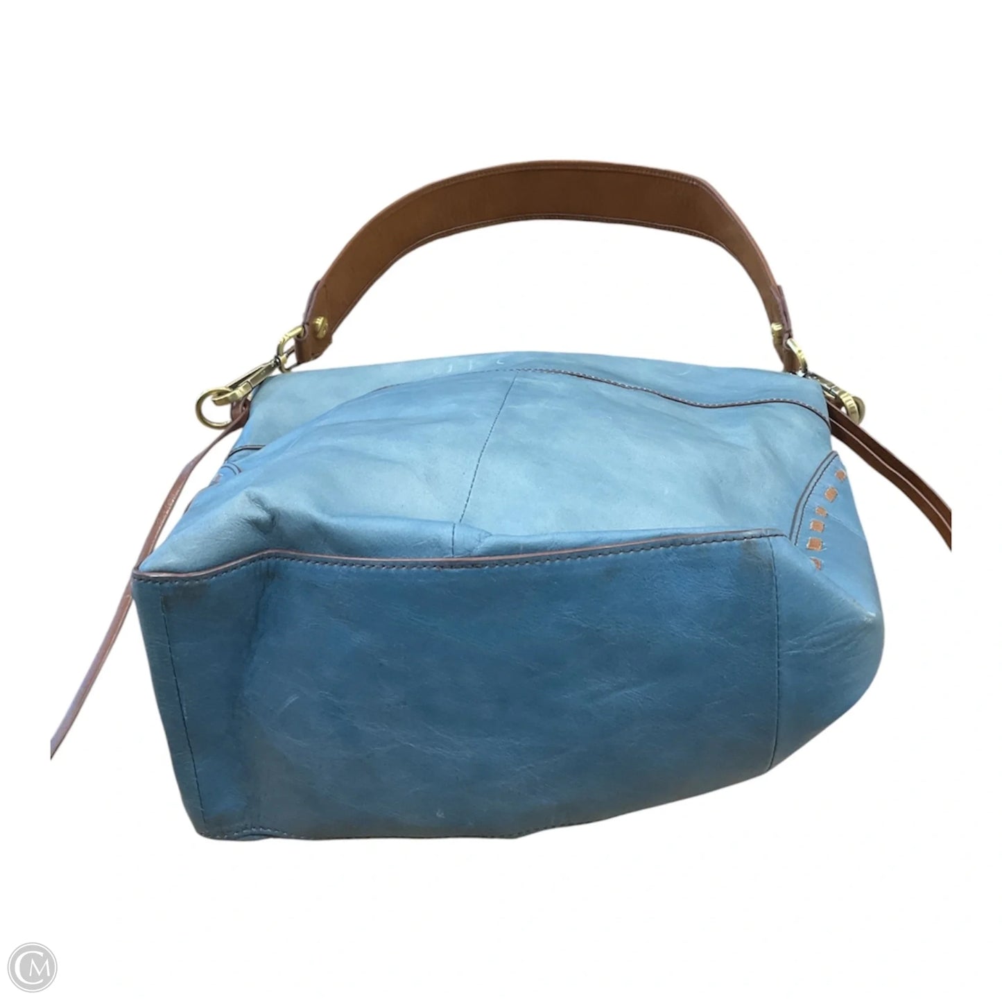 Handbag Leather By Hobo Intl, Size: Large