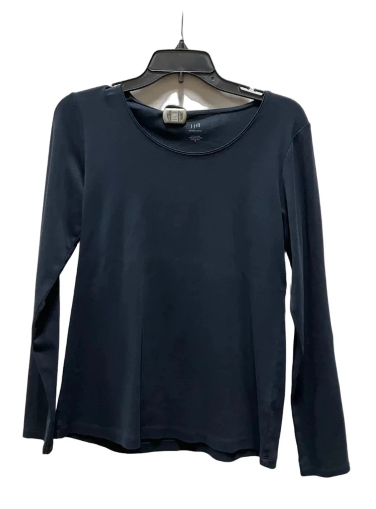 Top Long Sleeve Basic By J. Jill In Black, Size: M