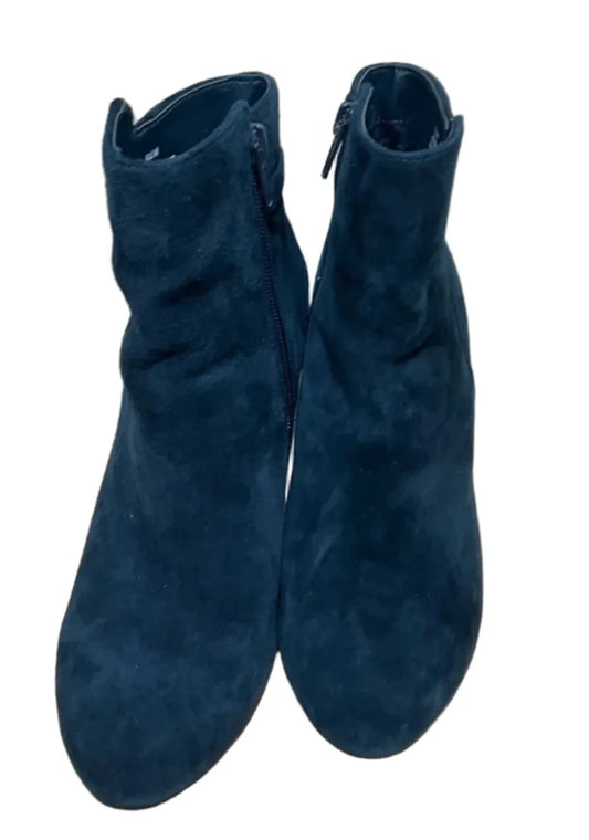 Boots Ankle Heels By Bella Vita In Teal, Size: 6
