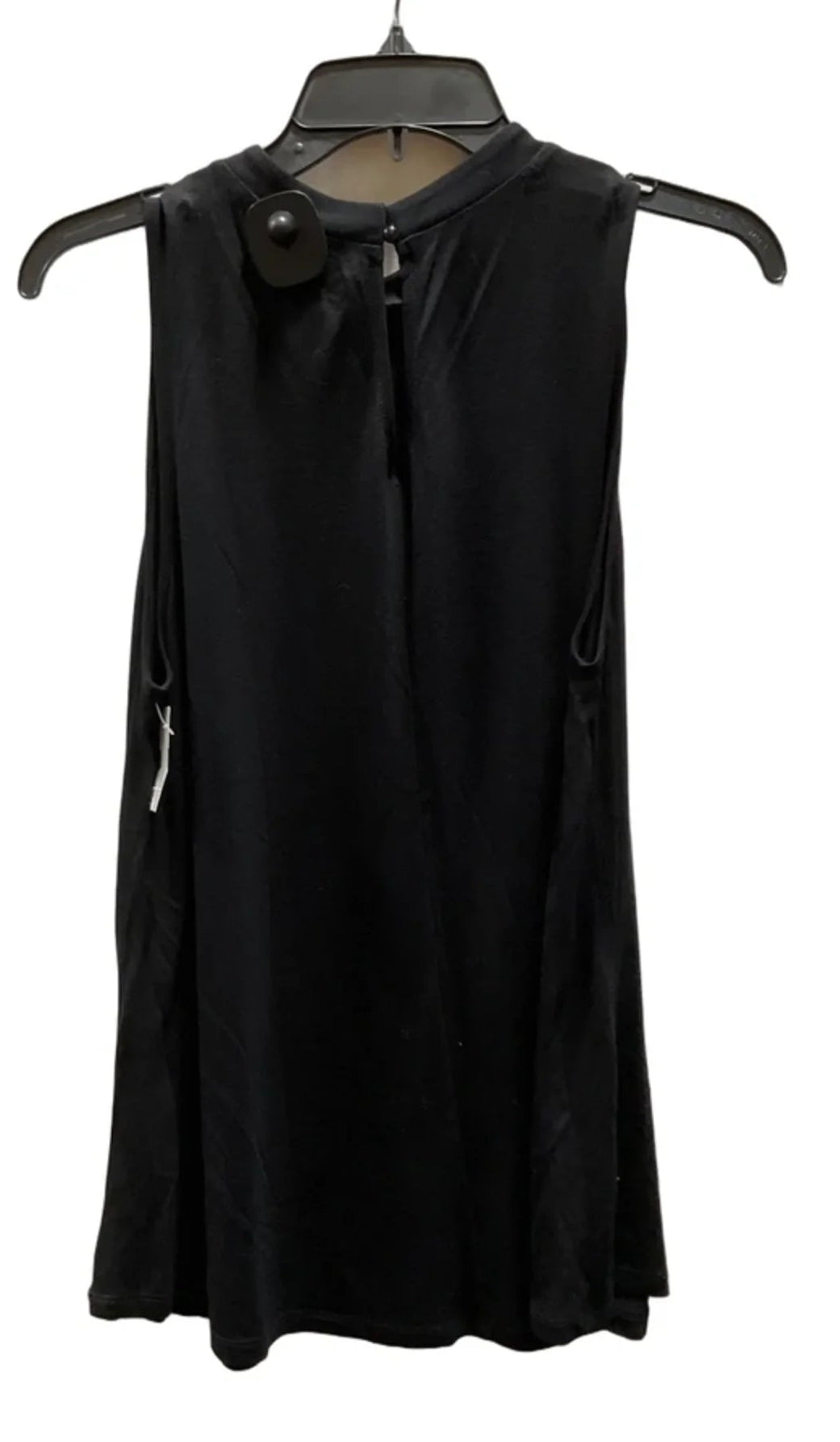 Top Sleeveless By Loft In Black, Size: L