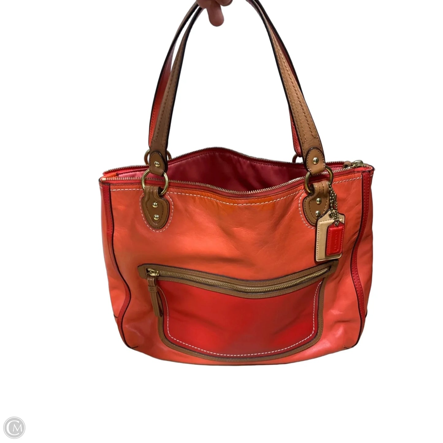 Handbag Designer By Coach, Size: Large