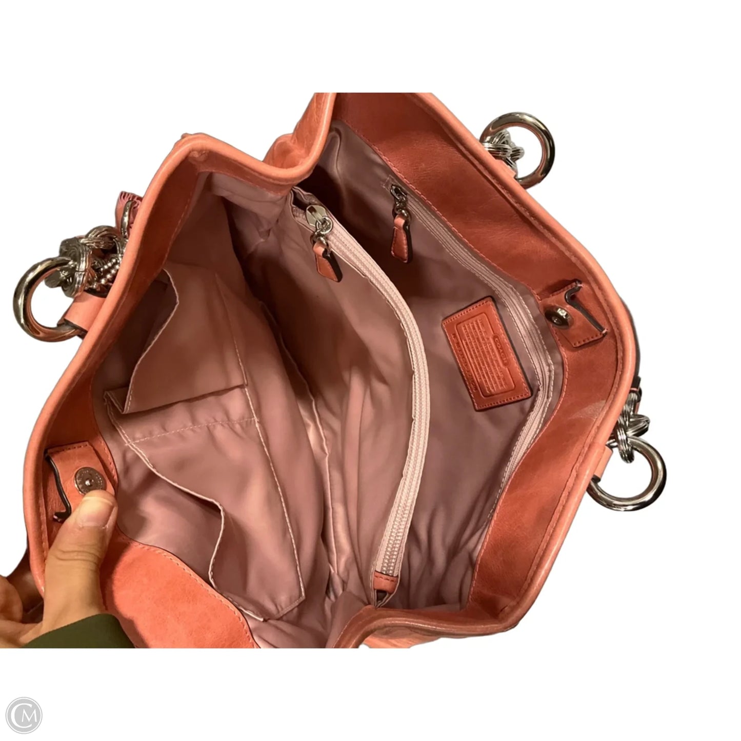 Handbag Designer By Coach, Size: Large