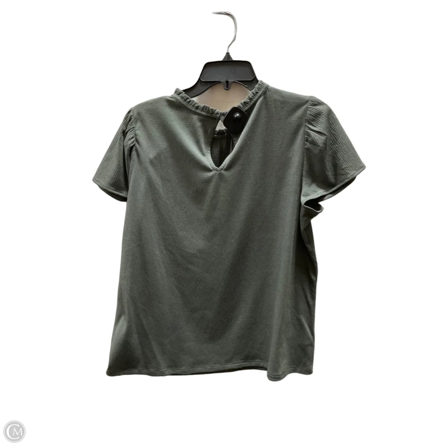 Top Short Sleeve By Loft In Green, Size: M