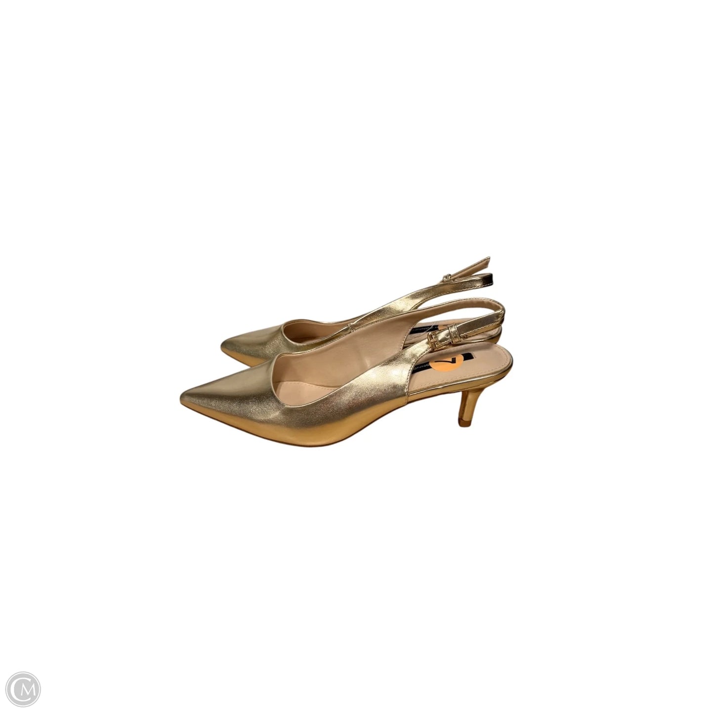 Shoes Heels Kitten By French Connection In Gold, Size: 7