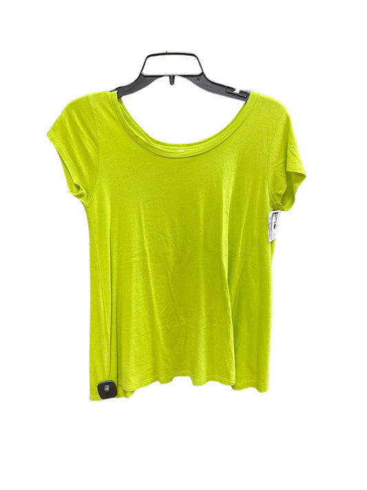 Lime Green Top Short Sleeve Basic Workshop, Size S